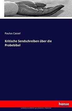 portada Kritische Sendschreiben über die Probebibel (German Edition)