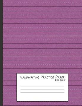 portada Handwriting Practice Paper for Kids: A Workbook for Learning to Write Alphabets & Numbers - Maroon Foam