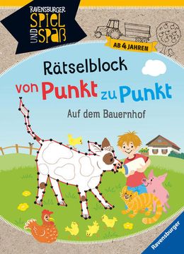 portada Rätselblock von Punkt zu Punkt: Auf dem Bauernhof (Ravensburger Spiel und Spaß) (in German)