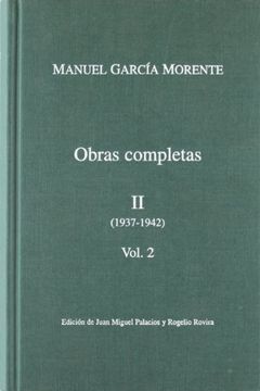 portada Obras Completas -Tomo II (1937-1942) Volumen 2 -
