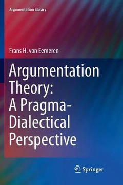 portada Argumentation Theory: A Pragma-Dialectical Perspective (en Inglés)
