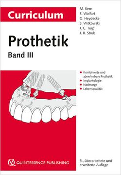 portada Curriculum Prothetik Band 3: Kombinierte und Abnehmbare Prothetik | Implantologie | Nachsorge | Lebensqualität (en Alemán)