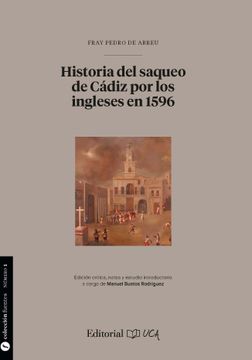 portada Historia del Saqueo de Cadiz por los Ingleses en 1596