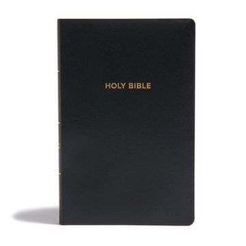 portada Csb Gift & Award Bible, Black, Imitation Leather, red Letter, Presentation Page, Full-Color Maps, Easy-To-Read Bible Serif Type 