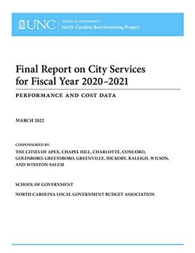 portada Final Report on City Services for Fiscal Year 2020-2021: Performance and Cost Data (en Inglés)