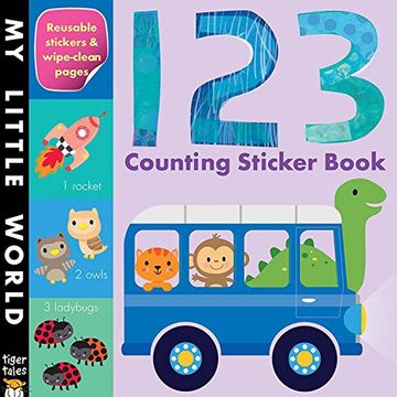 portada 123 Counting Sticker Book (My Little World) (in English)