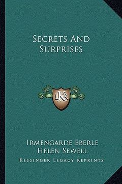portada secrets and surprises (en Inglés)