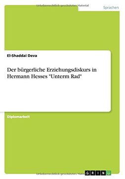 portada Der bürgerliche Erziehungsdiskurs in Hermann Hesses "Unterm Rad"