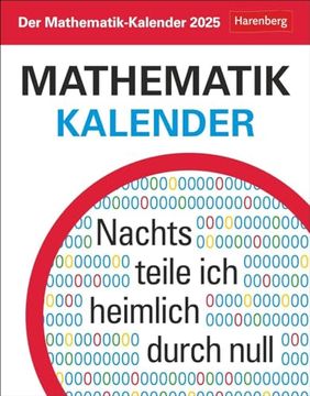 portada Der Mathematik-Kalender Tagesabreißkalender 2025 - Nachts Teile ich Heimlich Durch Null (en Alemán)