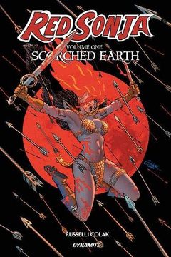 portada Red Sonja Volume 1: Scorched Earth (en Inglés)