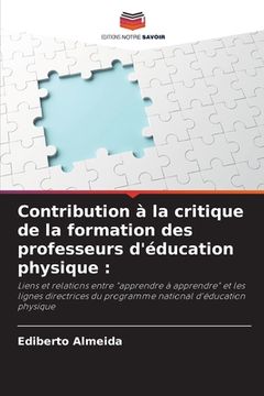 portada Contribution à la critique de la formation des professeurs d'éducation physique (en Francés)