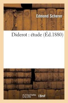 portada Diderot: Étude (en Francés)