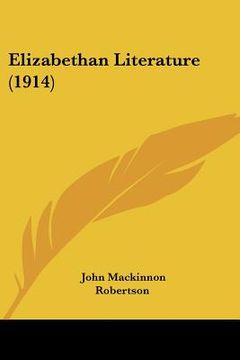 portada elizabethan literature (1914) (en Inglés)