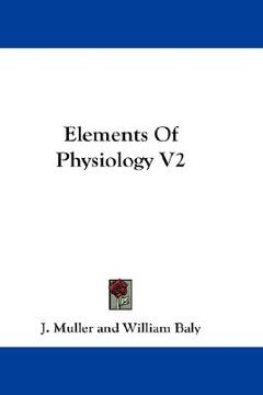 portada elements of physiology v2 (en Inglés)