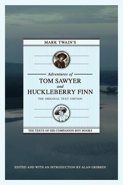 portada mark twain's adventures of tom sawyer and huckleberry finn: the original text edition