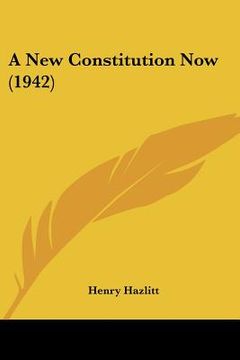 portada a new constitution now (1942) (in English)