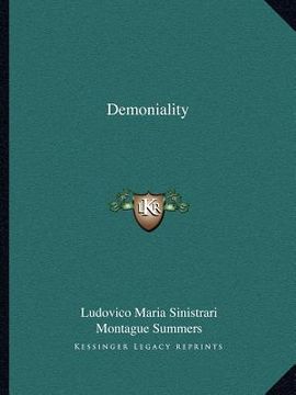 portada demoniality (in English)