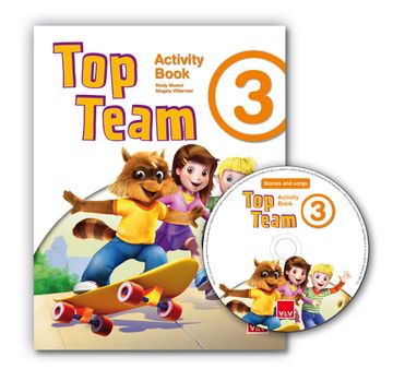 portada Top Team 3 Activity Book +  cd Stories and Songs - 9788468221847