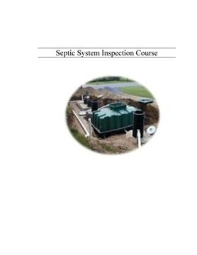 portada Septic System Inspection Course For Home & Building Inspectors (en Inglés)