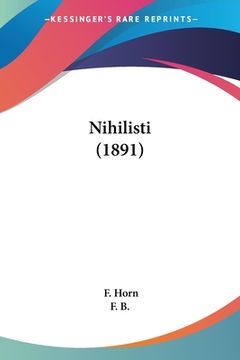 portada Nihilisti (1891) (en Hebreo)