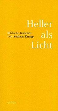 portada Heller als Licht: Biblische Gedichte (en Alemán)