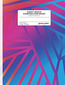 portada Sheet Music Composition Book: Geometric Prism (Style d) (Geometric Prism-D) (en Inglés)