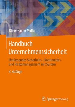 portada Handbuch Unternehmenssicherheit (en Alemán)