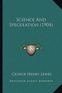 portada science and speculation (1904) (en Inglés)