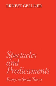 portada Spectacles and Predicaments: Essays in Social Theory (en Inglés)