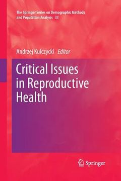 portada Critical Issues in Reproductive Health (en Inglés)