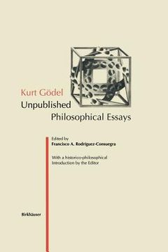 portada kurt g del: unpublished philosophical essays (in English)