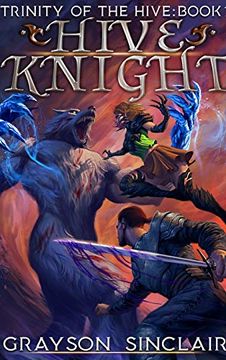 portada Hive Knight: A Dark Fantasy Litrpg (1) (Trinity of the Hive) (en Inglés)