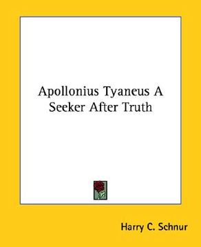 portada apollonius tyaneus a seeker after truth (en Inglés)