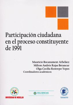 portada Participación Ciudadana en el Proceso Constituyente de 1991