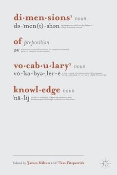 portada Dimensions of Vocabulary Knowledge 