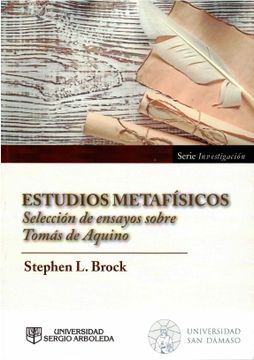 portada Estudios Metafísicos: Selección de Ensayos Sobre Tomás de Aquino