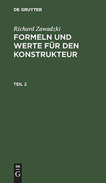 portada Formeln und Werte für den Konstrukteur (en Alemán)