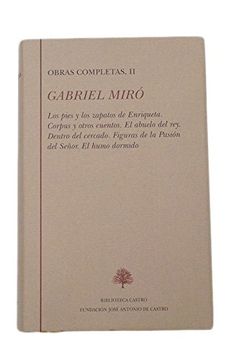 portada gabriel miró. obras completas ii (in Spanish)