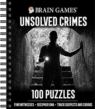 portada Brain Games - Unsolved Crimes: 100 Puzzles (in English)
