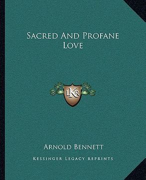 portada sacred and profane love (en Inglés)