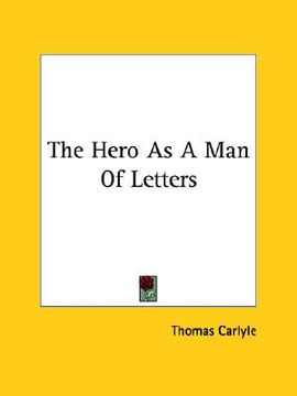 portada the hero as a man of letters (en Inglés)