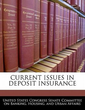 portada current issues in deposit insurance (en Inglés)