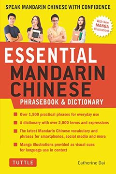 portada Essential Mandarin Chinese Phras & Dictionary: Speak Mandarin Chinese with Confidence (Mandarin Chinese Phras & Dictionary) (Essential Phras & Disctionary Series) (in English)