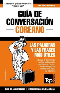 portada Guía de Conversación Español-Coreano y Mini Diccionario de 250 Palabras