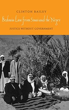 portada Bedouin law From Sinai and the Negev: Justice Without Government (en Inglés)