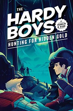 portada Hunting for Hidden Gold #5 (The Hardy Boys) (en Inglés)