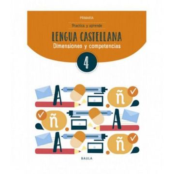 portada Practica y aprende Lengua castellana 4 Primaria