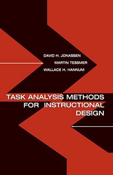 portada Task Analysis Methods for Instructional Design