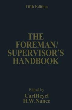 portada The Foreman/Supervisor's Handbook (en Inglés)