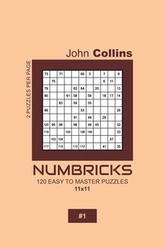 portada Numbricks - 120 Easy To Master Puzzles 11x11 - 1 (en Inglés)